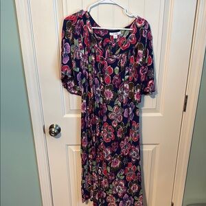 So softly Floral Multicolor Dress large